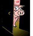 pig at the door